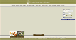 Desktop Screenshot of aherlowhouse.ie